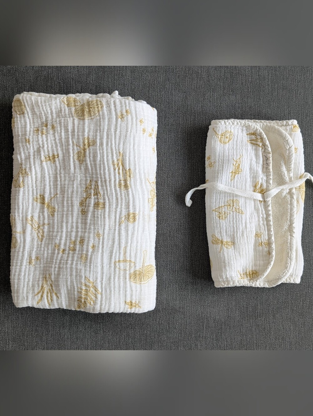 Pehr Botanical Muslin Swaddle And Burp Cloth